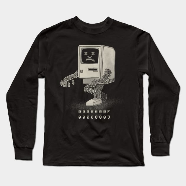 Night of the Living Dead Mac Long Sleeve T-Shirt by blackhand